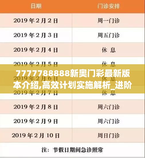 7777788888新奥门彩最新版本介绍,高效计划实施解析_进阶款1.657