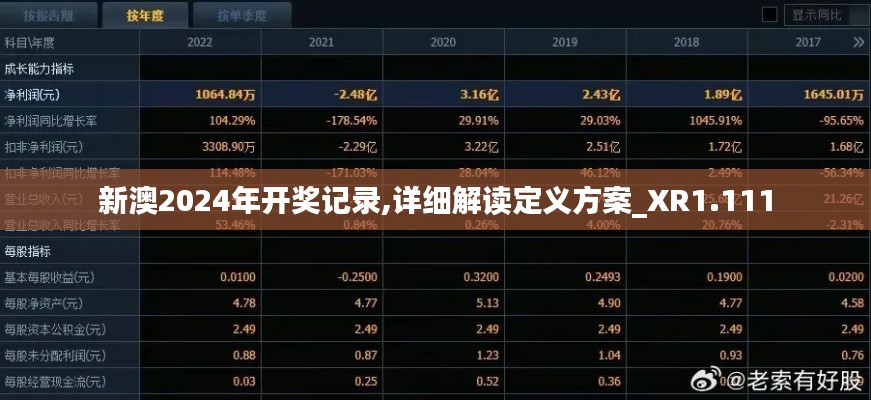 新澳2024年开奖记录,详细解读定义方案_XR1.111