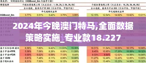 2024年今晚澳门特马,全面数据策略实施_专业款18.227