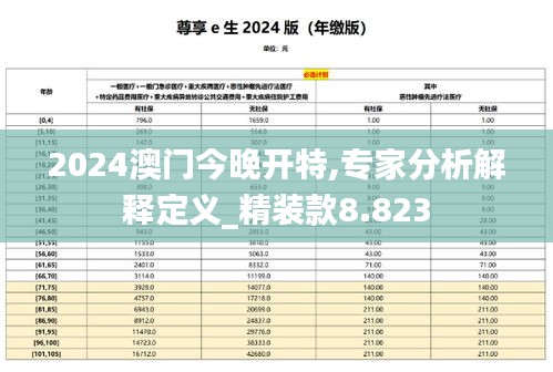 2024澳门今晚开特,专家分析解释定义_精装款8.823