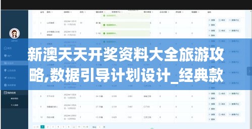 新澳天天开奖资料大全旅游攻略,数据引导计划设计_经典款1.319