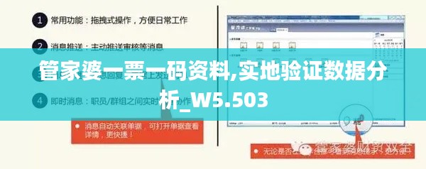 管家婆一票一码资料,实地验证数据分析_W5.503