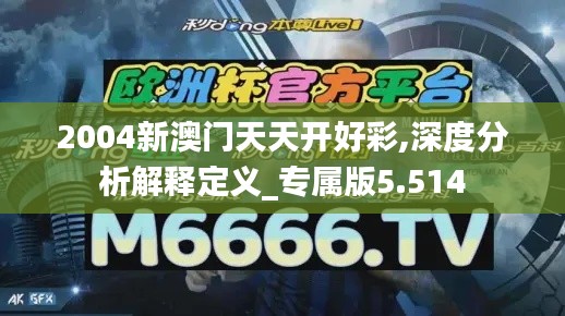 2004新澳门天天开好彩,深度分析解释定义_专属版5.514