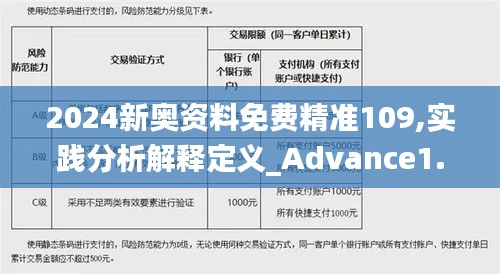 2024新奥资料免费精准109,实践分析解释定义_Advance1.545