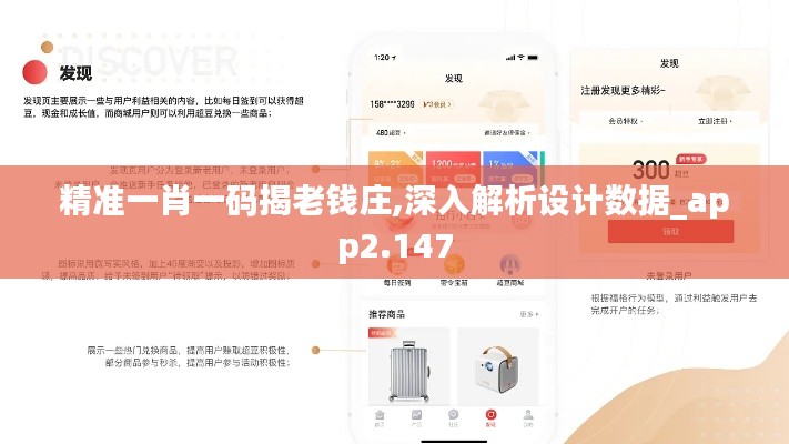 精准一肖一码揭老钱庄,深入解析设计数据_app2.147