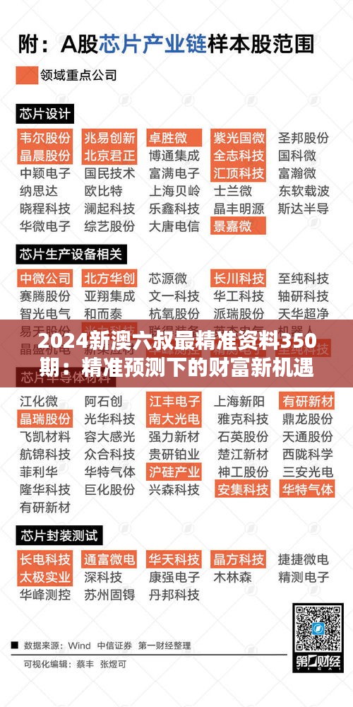 2024新澳六叔最精准资料350期：精准预测下的财富新机遇