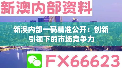 新澳内部一码精准公开：创新引领下的市场竞争力