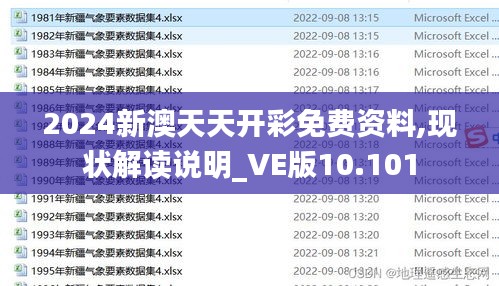 2024新澳天天开彩免费资料,现状解读说明_VE版10.101