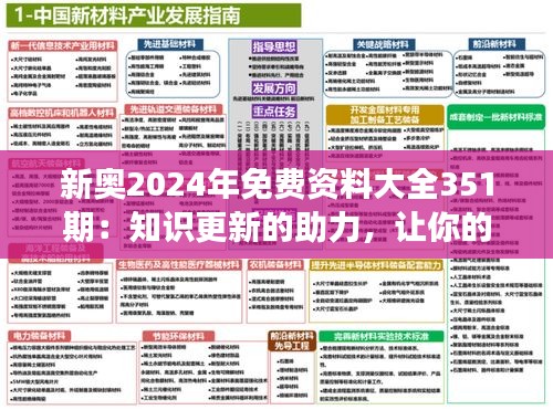 新奥2024年免费资料大全351期：知识更新的助力，让你的知识库持续升级