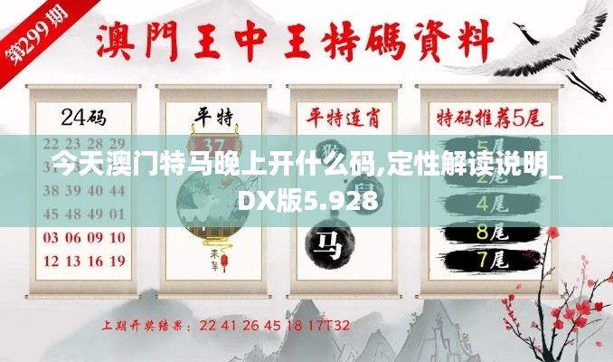 今天澳门特马晚上开什么码,定性解读说明_DX版5.928